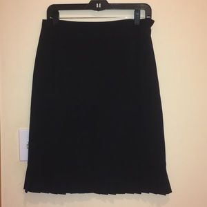 Rafaella Black Modern Fit Skirt